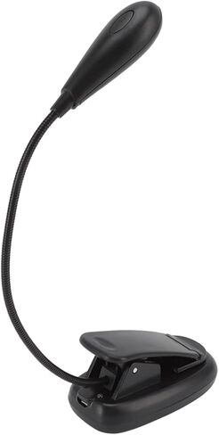 Fafeicy ClampHolder On Light, Rechargeable USB Flexible Gooseneck LED Clamp Holder, Battery Powered for Reading, Dorm Room, Office, Bedroom in Saudi Arabia