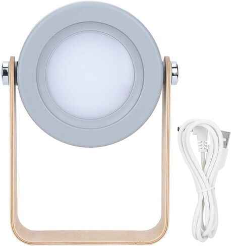 مصباح طوارئ محمول قابل لإعادة الشحن من Omabeta LED للتخييم، ليلاً قابل للتعديل 360 درجة للخيمة الخارجية، شحن USB باللون الأبيض الدافئ للقراءة، تصميم بلمسة نهائية غير لامعة in Kuwait