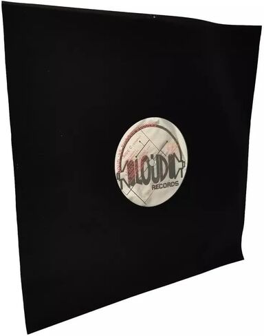 Sleevie Wonder 100 LP Inner Sleeves - Black Plastic - 2mil Bopp Polypropylene with Clear Window Label Protection - Best for Dj 12"" 33rpm Vinyl Record Albums (+1 Free Dj Sticker) in Saudi Arabia