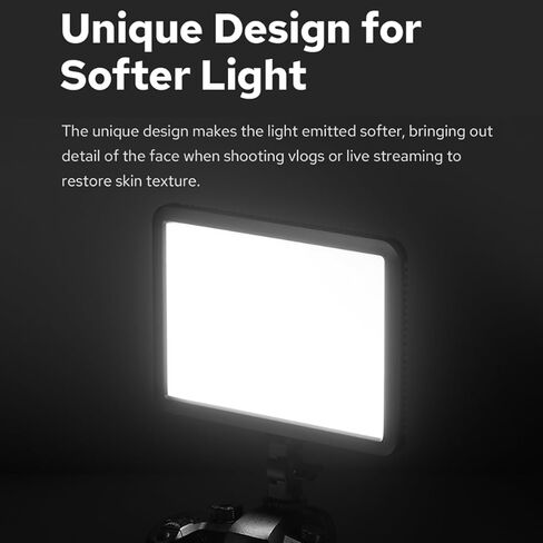 Godox LDP8BI LED ضوء فيديو محمول قابل للتعتيم 10 وات LED ملء ضوء 2800-6500K سطوع قابل للتعديل 8 تأثيرات إضاءة FX مزدوجة مع محول الحذاء البارد لكاميرات SLR الرقمية in Saudi Arabia