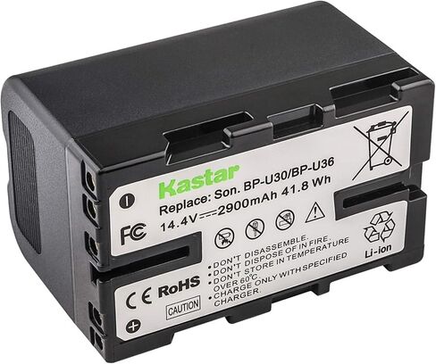 Kastar BP-U30 Battery (3-Pack) for Sony BP-U90 BP-U60 BP-U30 and Sony PXW-FS7/FS5/X180 PMW-100/150/150P/160 PMW-200/300 PMW-EX1/EX1R PMW-EX3/EX3R PMW-EX160 PMW-EX260 PMW-EX280 PMW-F3 PMW-F3K PMW-F3L in Saudi Arabia