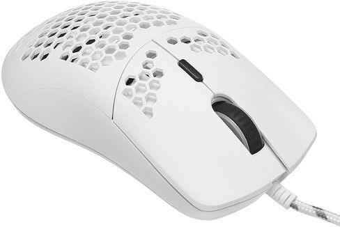 ماوس ألعاب RGB 6400 نقطة في البوصة USB متدفق بإضاءة خلفية سلكية للكمبيوتر المحمول - أبيض in Saudi Arabia