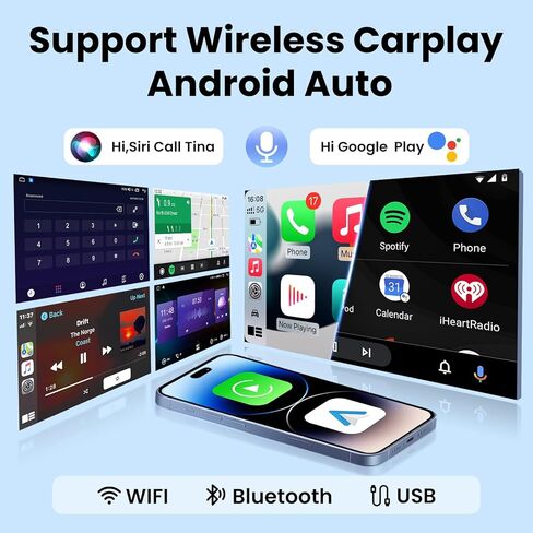 [8Core 4G+64G] راديو سيارة Ford F150 2009-2014: 9 بوصة 1280 * 800 HD شاشة لمس ستيريو مع Carplay لاسلكي Android Auto 5G WiFi GPS بلوتوث FM AM 36EQ DSP SWC 1080P كاميرا احتياطية in Saudi Arabia