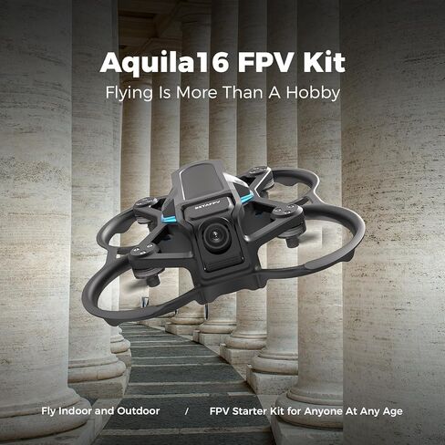 مجموعة BETAFPV ELRS V3 Aquila16 FPV مع نظارات إرسال LiteRadio 2 SE VR03 مع وظيفة تسجيل DVR، 3 أوضاع طيران، جهاز محاكاة مدعوم للمبتدئين FPV للطيران في الداخل والخارج in Kuwait