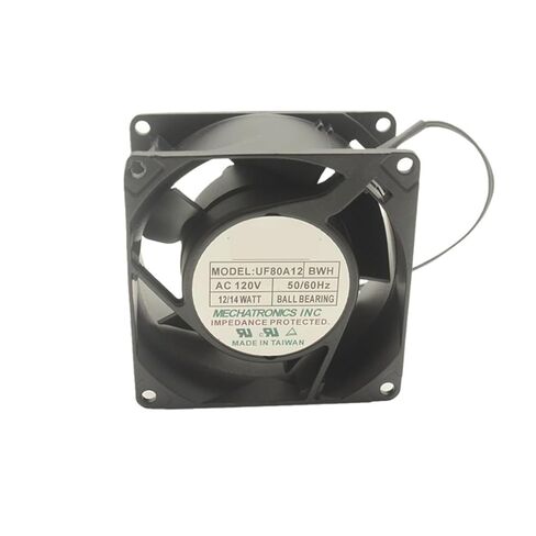 ل ميكاترونكس UF80A12 التيار المتناوب 120 فولت 50/60 هرتز 12/14 واط 8 سنتيمتر 8038 80x80x38 مللي متر الكرة تحمل مروحة التبريد in Saudi Arabia