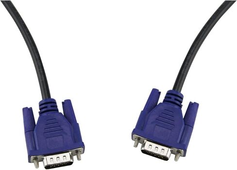 1.5/1.8 متر أزرق داكن VGA 15 دبوس ذكر إلى ذكر قابس كابل شاشة الكمبيوتر سلك سلك كابل سلك كابلات اتصال الكمبيوتر (الحجم: 150 سم) in Kuwait