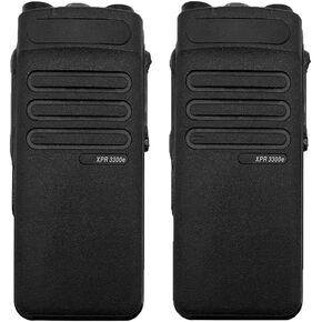 2Pack Black XPR3300E Repair Housing Case Front Cover Compatible for XPR3300e Radio in Saudi Arabia
