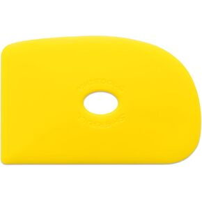 Sherrill Mudtools Shape 2 Polymer Rib for Pottery and Clay Artists, Yellow Color Soft in Kuwait