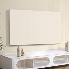 TV Cover Anti-Static Stretch Fabrics, Indoor TV Screen Protectors TV Dust Cover TV Display Protective Case Waterproof PC Monitor for Moving LED LCD Flatscreen-White||55-60 inch in Saudi Arabia