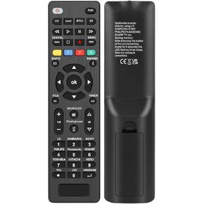 Universal Remote Control for Samsung, LG, Vizio, Sony, TCL, Hisense, Insignia Smart TV - Replacement Remote for Sharp, Philips, Panasonic, Toshiba, JVC, Sanyo, Haier, Seiki LCD LED HDTV Models in Kuwait