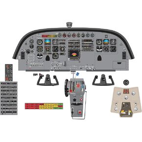 Generic Cessna Caravan 208 Garmin G1000 ملصق تدريب قمرة القيادة مقاس 24 بوصة × 36 بوصة، أبيض in Kuwait