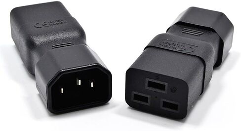 Dracaena.io 20 حزمة PDU UPS الطاقة IEC ذكر C14 إلى أنثى C19 محول IEC موصل in Kuwait