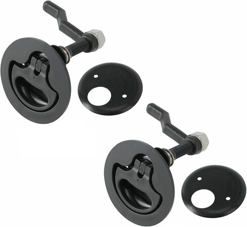 Thorn Boat Cam Latch,Nylon Hatch Pull with Back Plate,Flush Turning Lift Handle Lock Includes Installation Screws Marine Hatch Deck Hardware for Ships, Yachts, RVs in Saudi Arabia