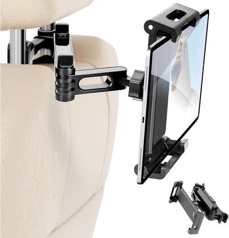 for iPad Holder Car Road Trip Travel Essentials Activities for Toddler Kids Gifts, Car Accessories for Women Interior Men Truck 3in1 Tablet Holder Back Seat Car Camping Headrest Organizer in Saudi Arabia