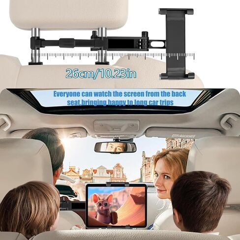 for iPad Holder Car Road Trip Travel Essentials Activities for Toddler Kids Gifts, Car Accessories for Women Interior Men Truck 3in1 Tablet Holder Back Seat Car Camping Headrest Organizer in Saudi Arabia