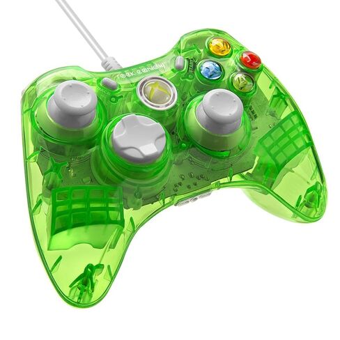 PDP Rock Candy Wired Controller for Xbox 360 - Aqualime in Saudi Arabia