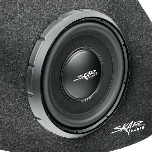 حاوية مضخم صوت Skar Audio فردية مقاس 10 بوصات محملة من سلسلة VS متوافقة مع سيارات سيدان المدنية 2012-2015 in Kuwait