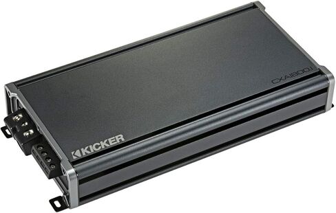 American Sound Connection Kicker 44L7S154 Square L7 Solo-Baric 15 "Sub 2000W Peak Dual 4-Ohm، 46CXA18001 Class D Mono 3600W Peak Sub Amp و215SQV صوت سيارة مزدوج 15" صندوق فرعي مربع بفتحات تهوية in Saudi Arabia