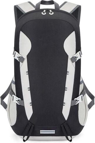 35L Foldable Bag for Climbing Rope- Lightweight Multiple Compartments and Reflective Strips for Travel, Camping, Hiking 20.1" L×11.8" W×7.9" H, Black&White in Saudi Arabia