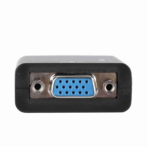 كابل محول HDMI إلى VGA بدقة 1080 بكسل مع طاقة USB وصوت 3.5 مم - حل فيديو عالي الدقة محمول للفصول الدراسية والمؤتمرات وشاشات العرض المنزلية in Saudi Arabia