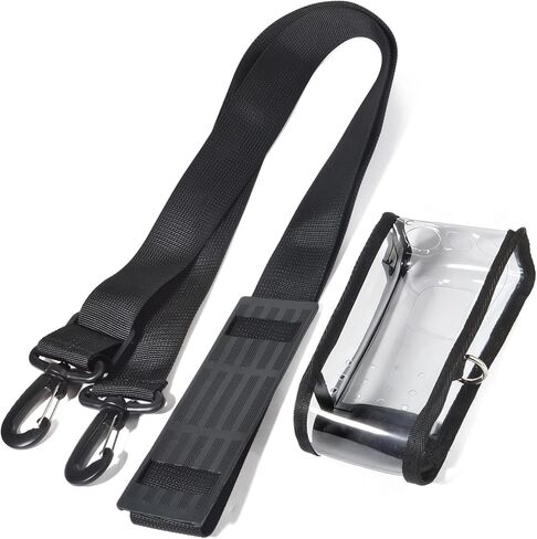 HYS Durability R7 Radio Transparent PVC Carry Case with Adjustable Shoulder Harness W/Padded Non-Slip, for use with Motorola R7 Series Radios in Saudi Arabia