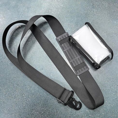 HYS Durability R7 Radio Transparent PVC Carry Case with Adjustable Shoulder Harness W/Padded Non-Slip, for use with Motorola R7 Series Radios in Saudi Arabia
