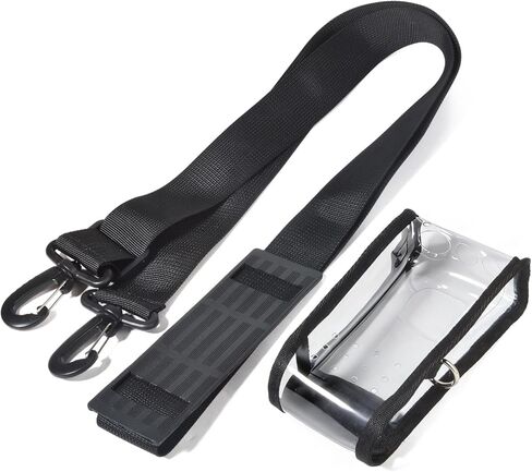HYS Durability R7 Radio Transparent PVC Carry Case with Adjustable Shoulder Harness W/Padded Non-Slip, for use with Motorola R7 Series Radios in Saudi Arabia