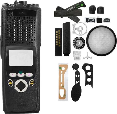 Black Repair Front Kit Case Cover Housing for XTS5000 Model II M2 Radio Without PTT Copper Switch in Saudi Arabia