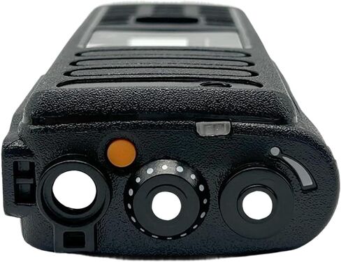 حافظة أمامية مكونة من 5 قطع مع مكبر صوت لجهاز Motorola XPR7550e XPR7580e DGP8550e DGP8050e - استبدال كامل للغطاء الأمامي للوحة المفاتيح، أسود in Kuwait