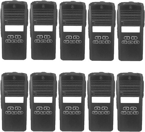 10Pack CP185 Replacement Housing Case Front Cover Limited Keypad with Speaker Compatible with CP185 Portable Radio in Saudi Arabia