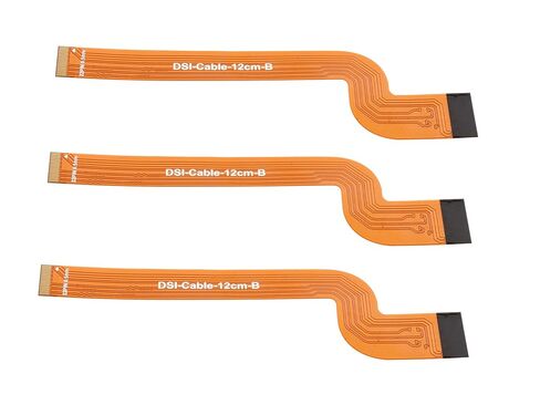 3PCS DSI FPC Flexible Cable Compatible with Raspberry Pi 5 to Connecting DSI Display, FPC Cable with Bends 15pin to 22pin, 12CM/0.39FT Length in Saudi Arabia