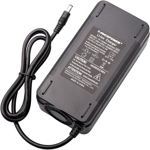 شاحن 54.6V 3A، 48V DC5.5x2.5mm مخرج 54.6V 48Volt شاحن بديل لبطارية Jetson Haze 48Vdc لـ 48v 7.5Ah 10Ah 13ah15Ah 25Ah 23Ah 17Ah 20Ah ليثيوم أيون in Kuwait