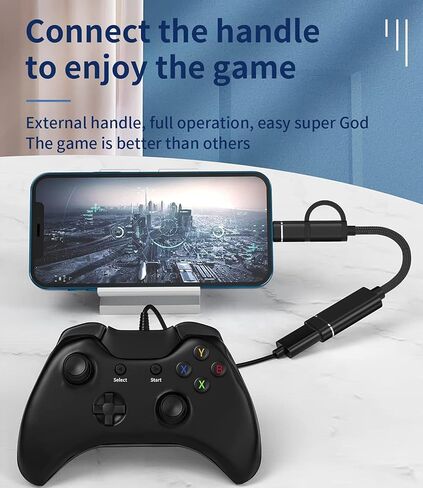 OTG Adapter Cable USB A Female to USB C Lightning Male Type 3.0 Converter Dongle Compatible for Samsung for Apple for iPhone 15 Pro Max Plus for iPad Pro Air 14 13 11 12 X 8 7 in Saudi Arabia