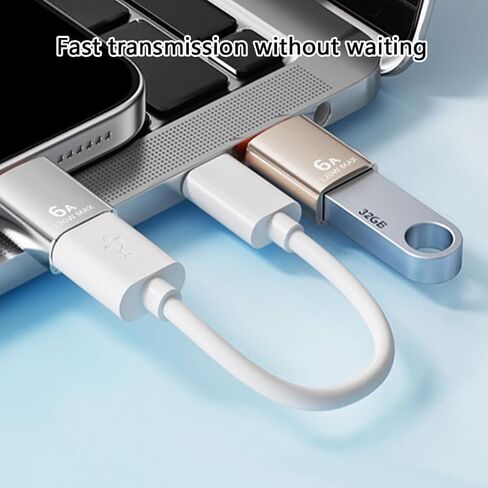 3 Pack 10Gbps/120W USB C to USB3.1 Adapter, Type C Male to USB Female for Phone,PC, Laptop, Tablet, Keyboard in Saudi Arabia