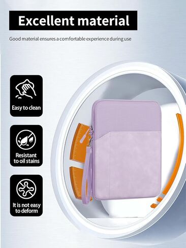 Notebook Sleeve for MacBook Neo,WUNIAK 360° Protective Carrying Case, Water-Resistant Storage Bag for MacBook Neo,Purple. in Saudi Arabia