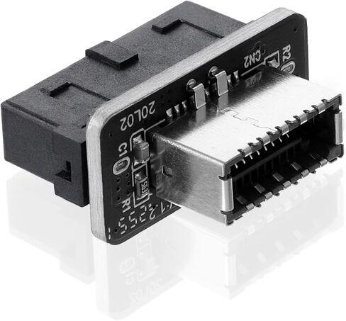 محول اللوحة الأمامية USB عمودي USB 3.1 Type-E Key-A إلى USB-3.0 20Pin رأس محول USB-C رأس محول 20 إلى 19 دبوس بطاقة توسيع 19/20Pin رؤوس محولات للوحة الأم من النوع C in Saudi Arabia