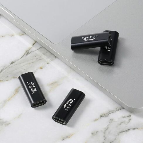 5 Pack USB C Female to Female Adapter USB C Extender Coupler 10Gbps 100W, 8K@60Hz Video in Saudi Arabia
