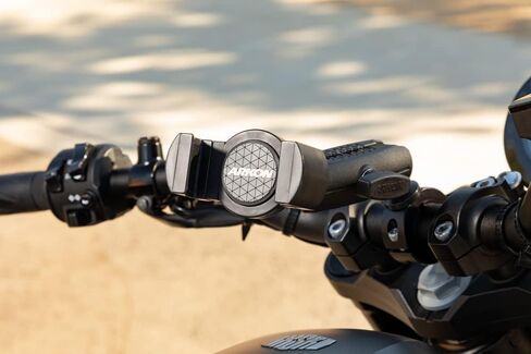 ARKON Mounts RoadVise XL Robust Aluminum Motorcycle Mount | Universal Device Fit | Small Adjustable Arm | For Motorbikes and Cycles | Customizable Handlebar Mount | For iPhone, Samsung, Google, & more in Saudi Arabia