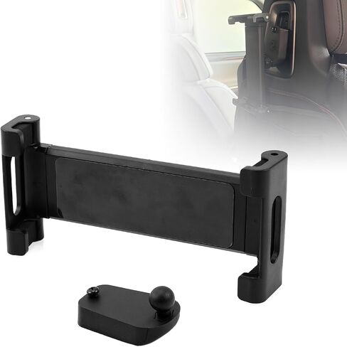 RYANSTAR RACING Ball Mount Seat Back Anchor Compatible with Rivian R1T & R1S Behind Driver or Passenger Seat, 17mm Ball Mount with Tablet Clamp in Saudi Arabia