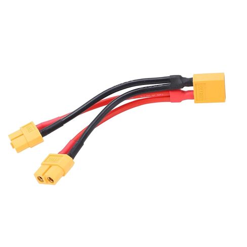 كابل Drfeify XT60 المتوازي، موزع Y مزدوج الامتداد 1 ذكر إلى 2 سلك سيليكون أنثى، مع كابل فائق النعومة مقاوم للتآكل، لطرازات RC والطائرات والقوارب in Saudi Arabia