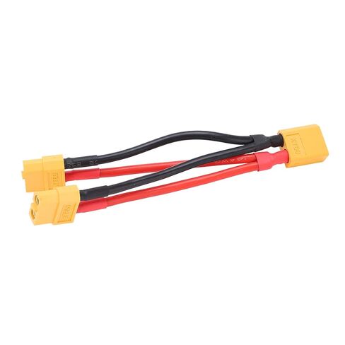 كابل Drfeify XT60 المتوازي، موزع Y مزدوج الامتداد 1 ذكر إلى 2 سلك سيليكون أنثى، مع كابل فائق النعومة مقاوم للتآكل، لطرازات RC والطائرات والقوارب in Saudi Arabia
