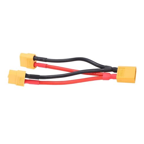 كابل Drfeify XT60 المتوازي، موزع Y مزدوج الامتداد 1 ذكر إلى 2 سلك سيليكون أنثى، مع كابل فائق النعومة مقاوم للتآكل، لطرازات RC والطائرات والقوارب in Saudi Arabia