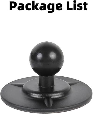 1" Ball Adhesive Base Compatible with RAM Mounts B Size Double Socket Arm, Flexible Adhesive Mount for Motorcycle Gas Tank & Car Dashboard - GPS Phone Holder Accessories in Saudi Arabia