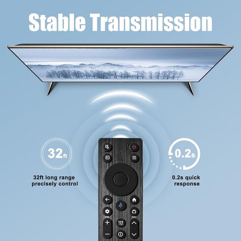 RC923A FMB1 Voice Remote Control Replacement Compatible for TCL Smart TV Series QM5K QM7K QM6k，QLED QLED Mini Google TV's in Kuwait