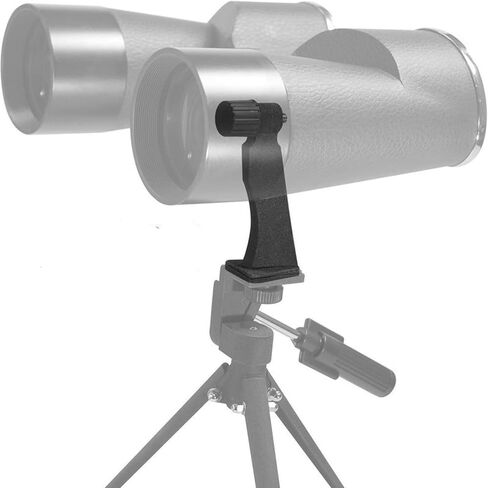 Binocular Tripod Adapter, 1/4" Compatible, Black, Perfect for Outdoor Enthusiasts in Saudi Arabia