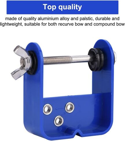 Bow String Serving Tool, Precision Archery String Serving Jig for Easy String Repair, Durable Serving Thread Included for Archers Hunters Beginners Target Shooters Professionals in Kuwait