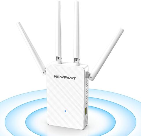 NEWFAST 2026 WiFi Extenders Signal Booster RE516، موسع نطاق WiFi، مكرر لاسلكي للمنزل يغطي ما يصل إلى 9800 قدم مربع ويدعم 35 جهازًا، ويدعم إعداد مفتاح واحد WPS in Kuwait