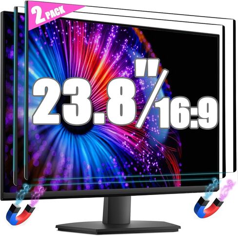 2 Pack Magnetic Anti Blue Light Screen Protector for 27 Inch 16:9 in Kuwait