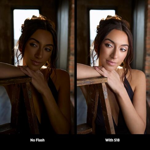 Westcott S18 Mini Camera Flash Speedlite - متوافق مع جميع ماركات وموديلات الكاميرا عبر Hot Shoe Flash in Saudi Arabia
