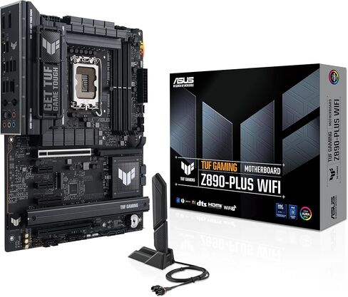 Asus Sparepart Tuf Gaming Z890-Plus WiFi Intel Z890 Lga 1851 (مقبس، W129021717 (Intel Z890 Lga 1851 (Socket V1) ATX) in Saudi Arabia